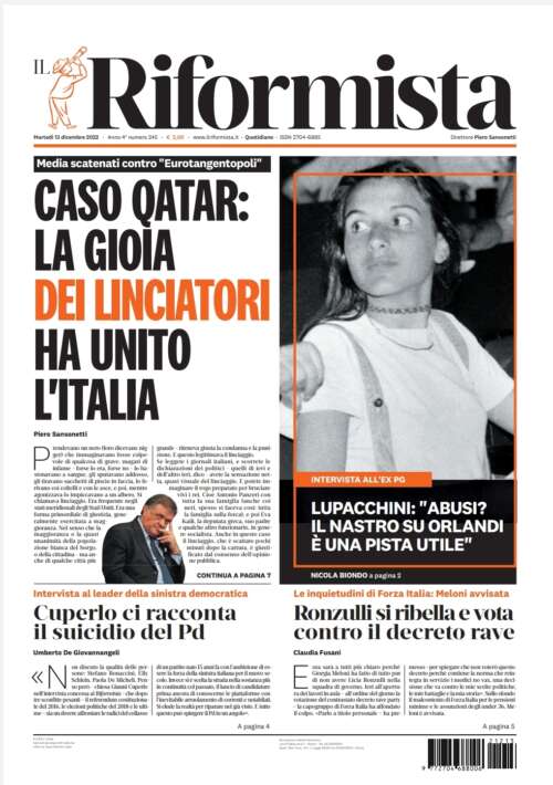 Quotidiano del 13 dicembre 2022
