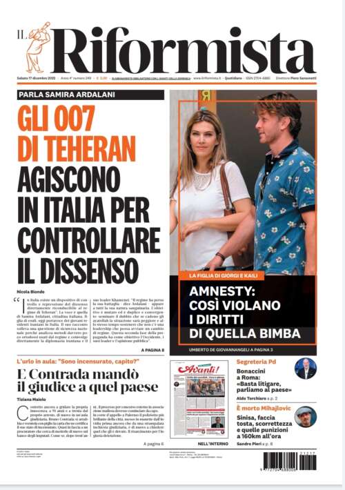 Quotidiano del 17 dicembre 2022