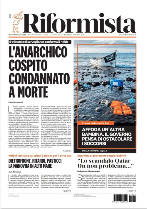 Quotidiano del 20 dicembre 2022