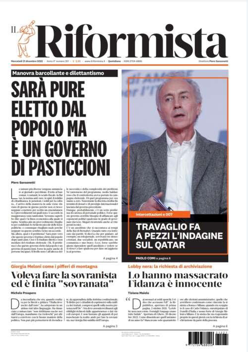 Quotidiano del 21 dicembre 2022