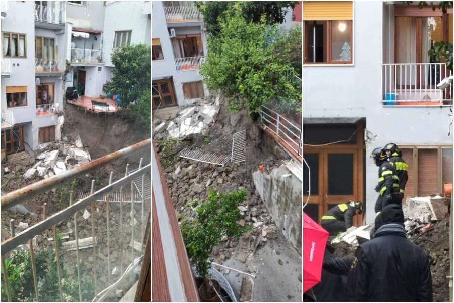 Paura a Napoli, crollo in un parco a Corso Vittorio Emanuele: “In corso operazioni di messa in sicurezza”