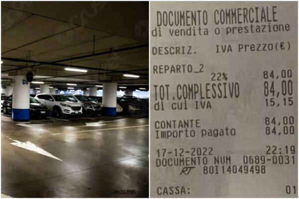Garage-gioiellerie a Napoli, 84 euro per 7 ore di parcheggio: “Nemmeno a Milano si paga tanto” Garage-gioiellerie a Napoli, 84 euro per 7 ore di parcheggio: “Nemmeno a Milano si paga tanto”