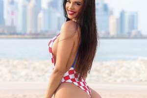 Chi è la tifosa della Croazia Ivana Knoll, foto della ‘star’ dei mondiali del Qatar