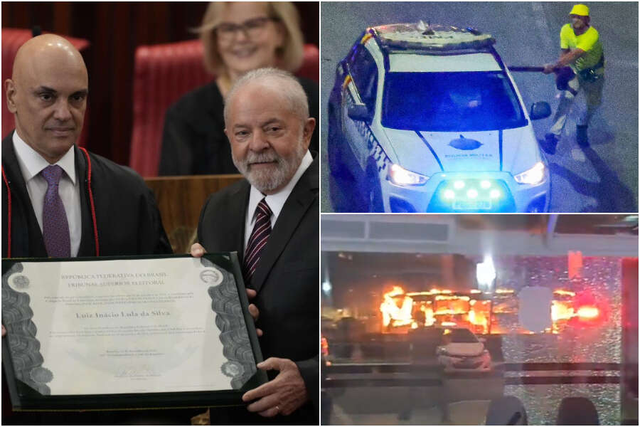 Caos in Brasile, scontri tra sostenitori di Bolsonaro e polizia nella capitale dopo la certificazione della vittoria di Lula