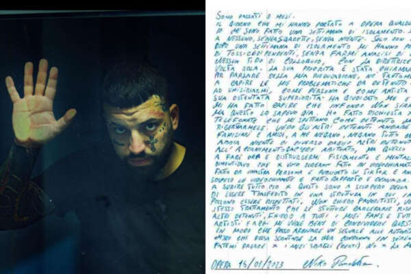 Come sta Niko Pandetta, l’artista in sciopero della fame accusa: “Mi hanno umiliato”