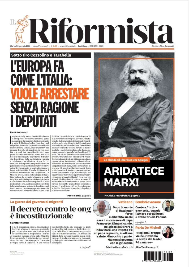 Quotidiano del 3 gennaio 2023