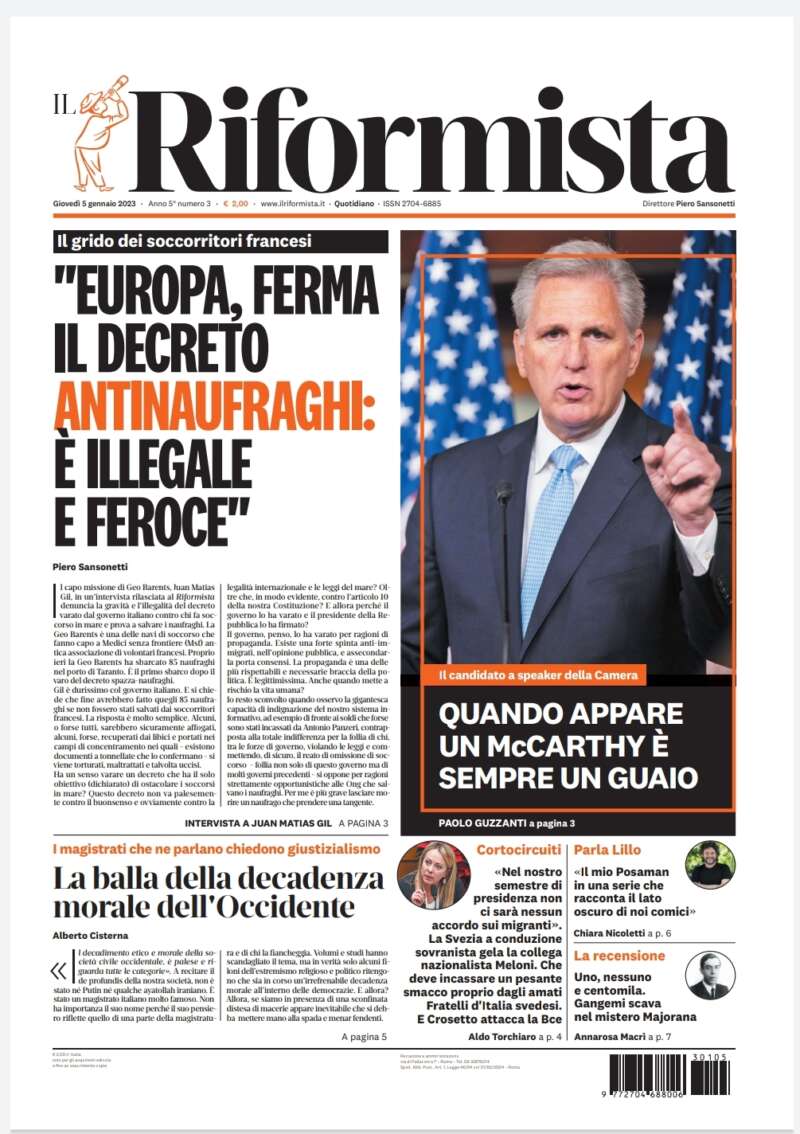 Quotidiano del 5 gennaio 2023