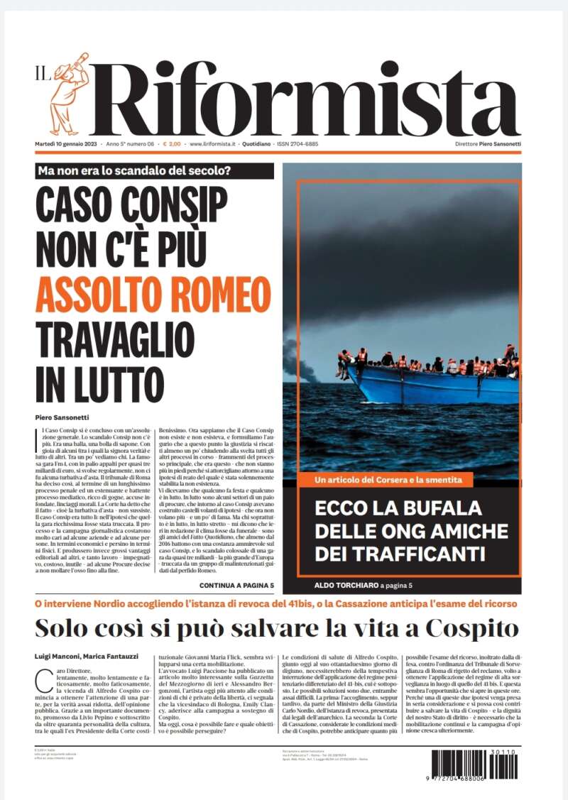 Quotidiano del 10 gennaio 2023