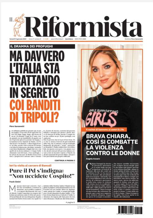Quotidiano del 13 gennaio 2023