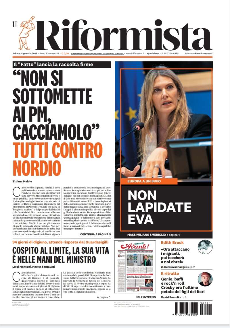 Quotidiano del 21 gennaio 2023