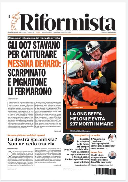Quotidiano del 26 gennaio 2023