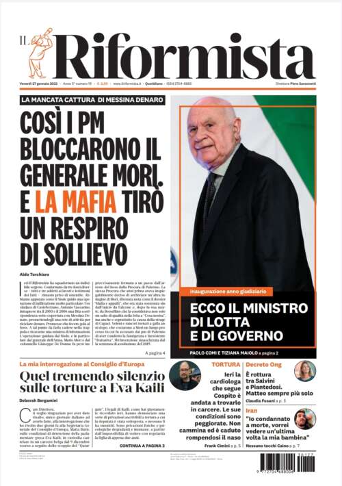 Quotidiano del 27 gennaio 2023