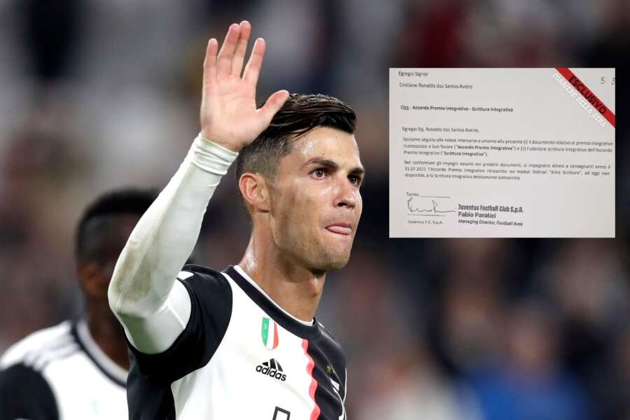 La “carta Ronaldo” che inguaia la Juventus: il documento “che non deve esistere” sugli arretrati fuori bilancio a CR7