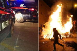 “Fucarazzi di Sant’Antonio”, A Napoli e provincia sassi contro carabinieri e vigili del fuoco