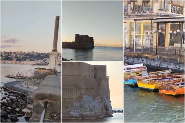 Bassa marea a Napoli, perché il mare si è abbassato: “E’ l’alta pressione atmosferica, non c’entra il bradisismo”