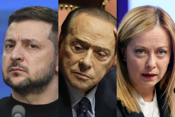Ucraina, Berlusconi ‘irritato’ da Zelensky ma Meloni si infuria: “Vuole indebolirmi all’estero”