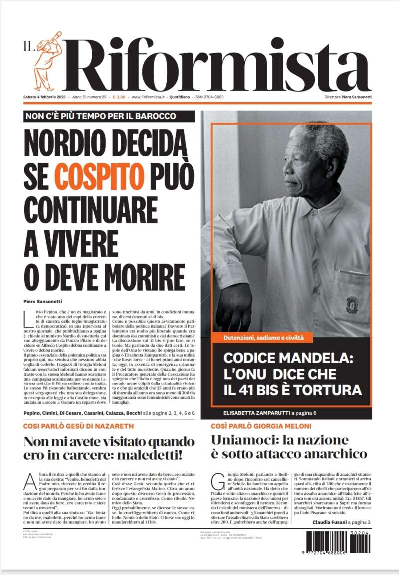 Quotidiano del 4 febbraio 2023