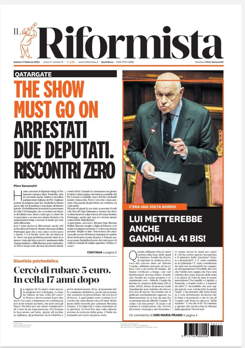 Quotidiano dell’11 febbraio 2023