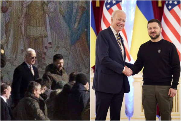Blitz di Biden a Kiev, visita a sorpresa del presidente americano a Zelensky: nuovi aiuti per l’Ucraina, “2023 anno della vittoria”