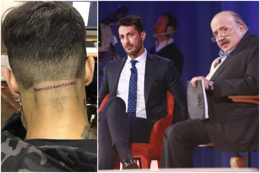 Fabrizio Corona e il tatuaggio per Maurizio Costanzo, storia di un legame che non ti aspetti