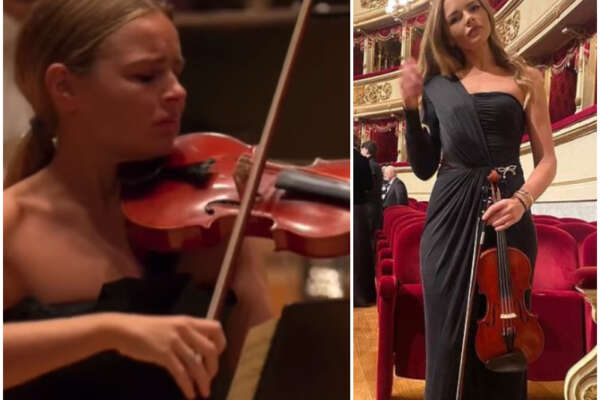 Chi è Laura Marzadori, la primo violino della Scala a Sanremo con Lazza ed Emma