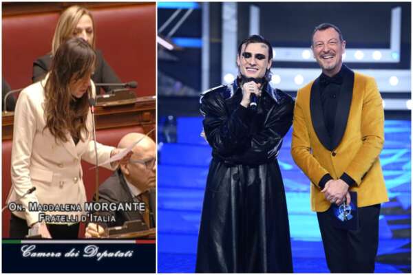 Rosa Chemical e il delirio di Maddalena Morgante (FdI): “Proteggiamo i nostri bambini da Sanremo e dalla propaganda transgender”