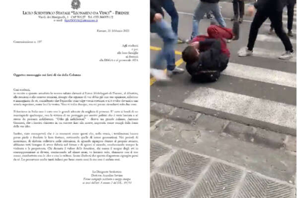 Aggressione al liceo Da Vinci, la lettera virale della Preside: “Il fascismo è nato su un marciapiede”