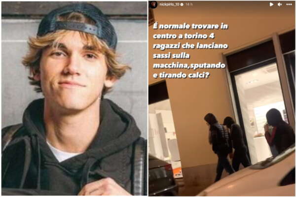 Il figlio di Andrea Pirlo aggredito a Torino, calci e sassi contro l’auto di Nicolò finiscono sui social