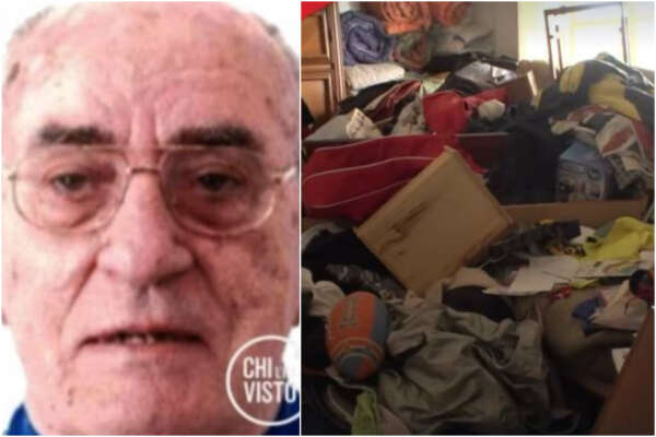 Scomparso da 3 mesi, il corpo di Raffaele Lioce trovato in casa sotto cumuli di oggetti e rifiuti: lo cercava anche “Chi l’ha visto?”