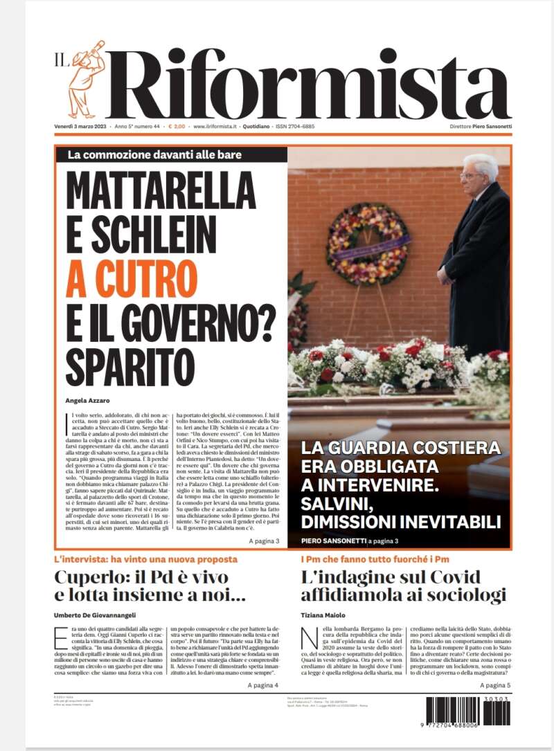 Quotidiano del 3 marzo 2023