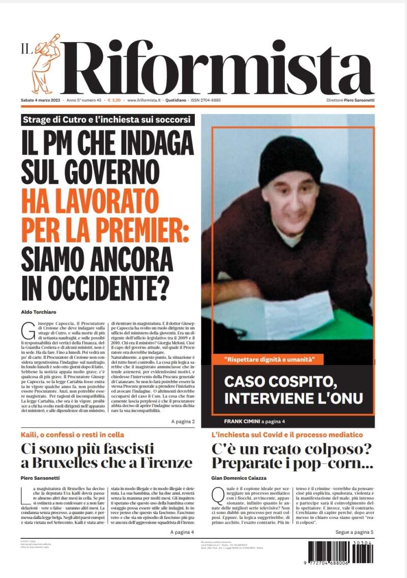 Quotidiano del 4 marzo 2023