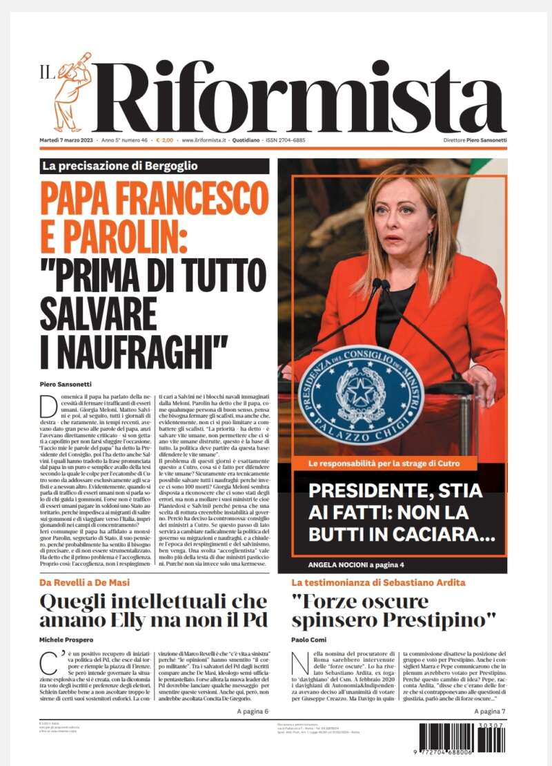 Quotidiano del 7 marzo 2023