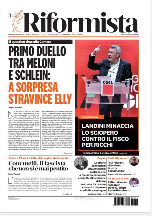 Quotidiano del 16 marzo 2023