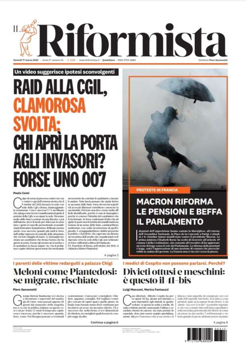 Quotidiano del 17 marzo 2023