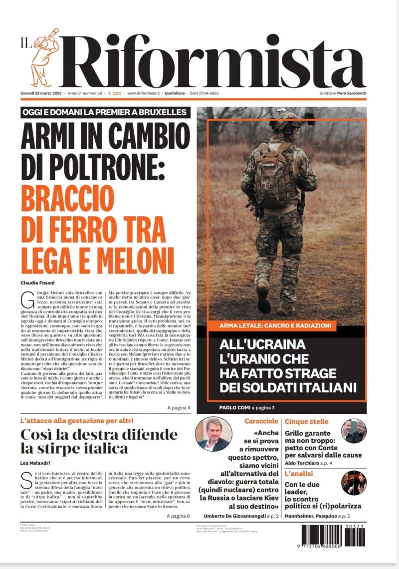 Quotidiano del 23 marzo 2023