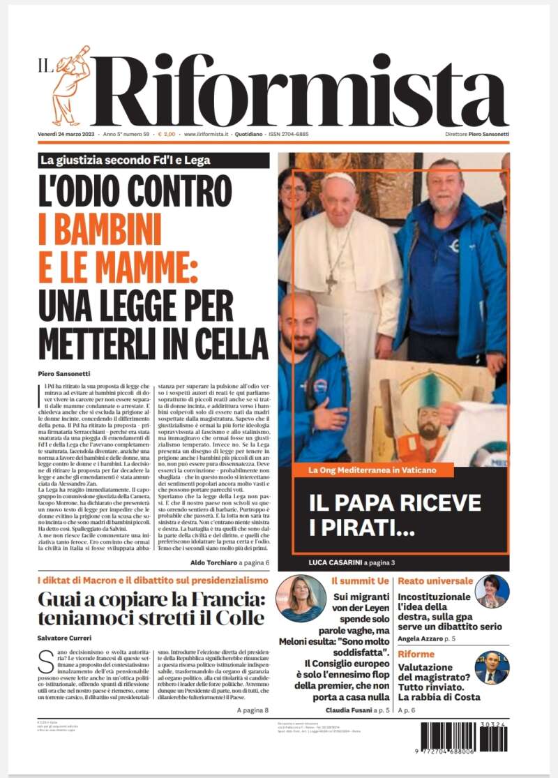 Quotidiano del 24 marzo 2023