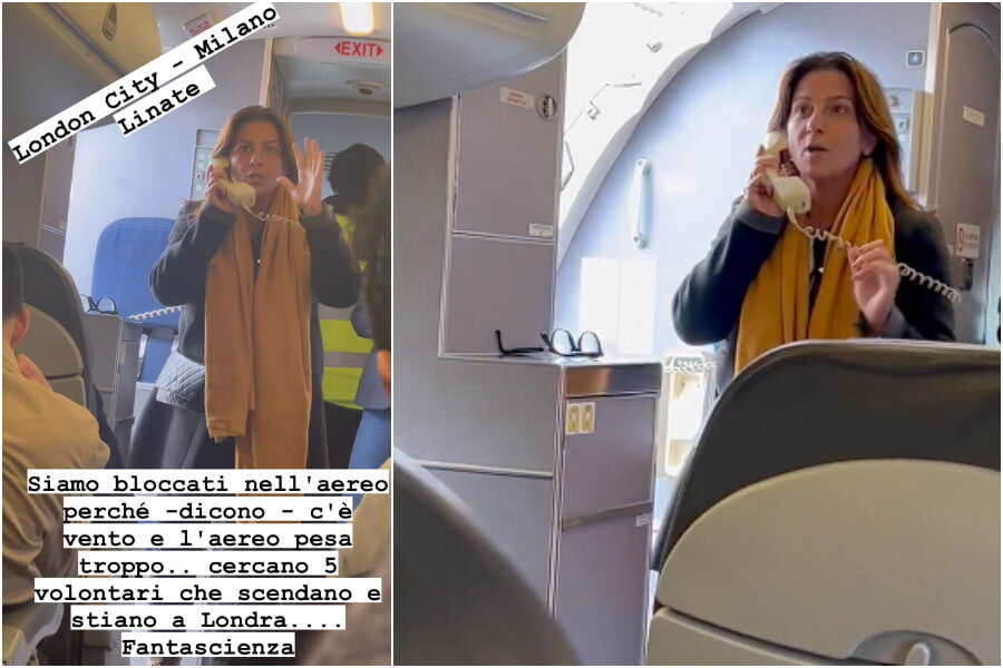 “L’aereo pesa troppo, qualcuno deve scendere”, i problemi a bordo del volo Londra-Milano con a bordo i giornalisti di Amazon Prime Video