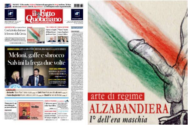 Marco Travaglio e l’immagine scurrile su Alzabandiera: abbia rispetto di un simbolo che rappresenta tutti gli italiani Marco Travaglio e l’immagine scurrile su Alzabandiera: abbia rispetto di un simbolo che rappresenta tutti gli italiani