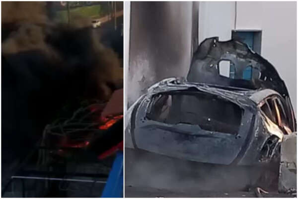 Bomba nell’auto di un finanziere, le fiamme e poi l’esplosione: militare salvo per miracolo, ipotesi attentato
