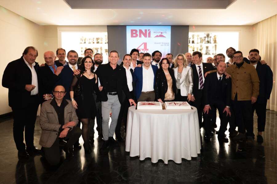 BNI Neapolis, quattro anni di successi e 5 milioni di affari solo nel 2022: è festa al Circolo Canottieri