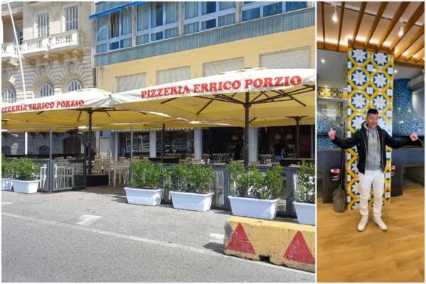 Errico Porzio arriva sul Lungomare di Napoli: 300 posti, 4 forni e sala per feste private all’insegna del “si mangia e non si paga”