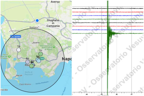 Scossa di terremoto a Napoli, tremano i Campi Flegrei: “E’ stata fortissima, mai sentita prima”