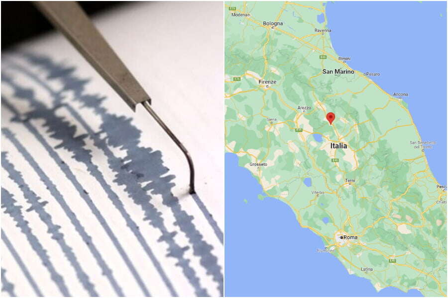 Terremoto in Umbria, scossa di magnitudo 4.4: l’epicentro vicino Perugia