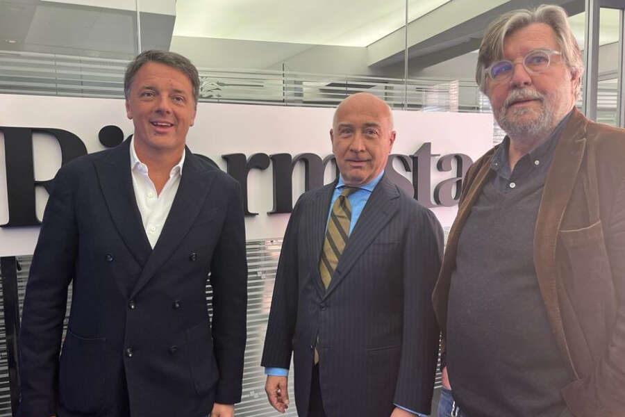 Matteo Renzi, Alfredo Romeo e Piero Sansonetti