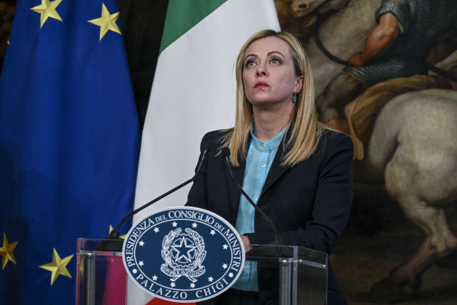 GIORGIA MELONI PREMIER