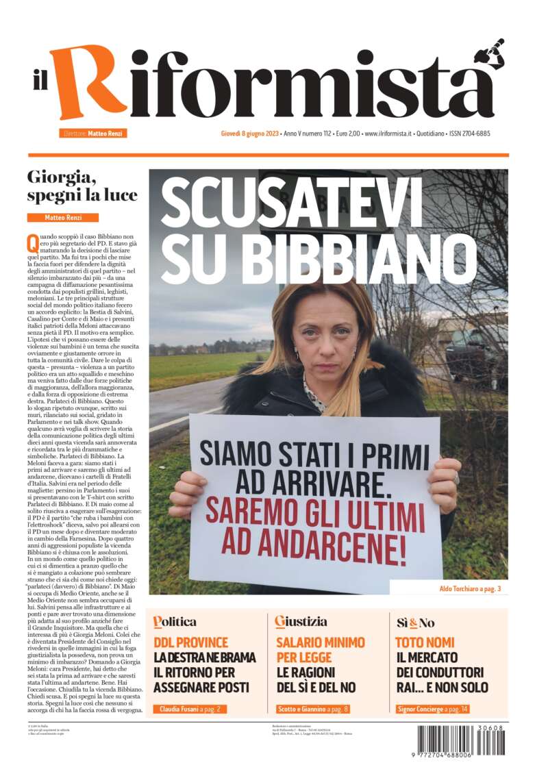 Quotidiano dell’8 giugno 2023
