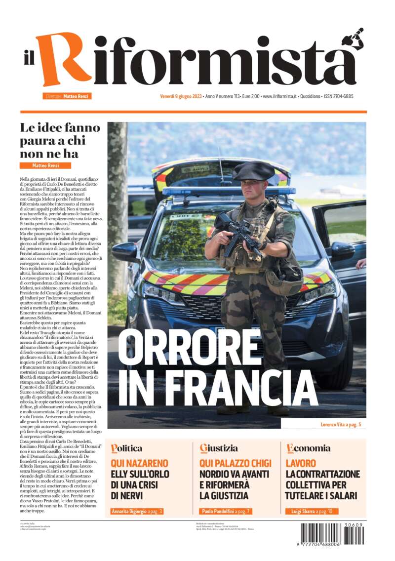 Quotidiano del 9 giugno 2023