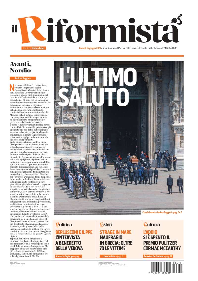 Quotidiano del 15 giugno 2023