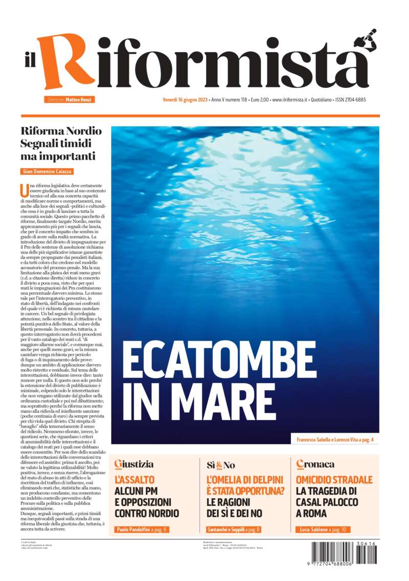 Quotidiano del 16 giugno 2023