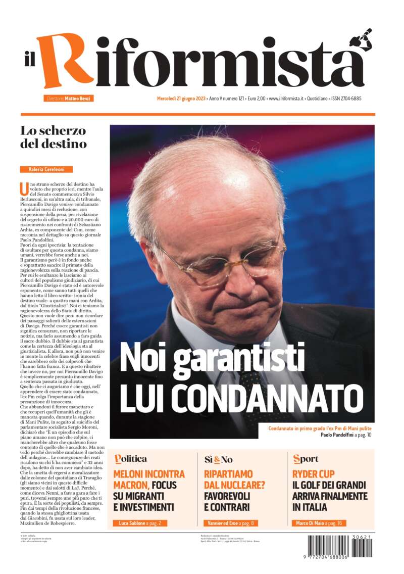 Quotidiano del 21 giugno 2023